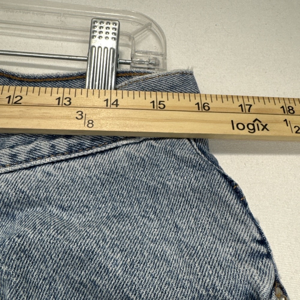 VTG 90s Tommy Hilfiger Jeans 32x29 Baggy Relaxed‎ Blue Med Wash Denim Y2K - Picture 9 of 16